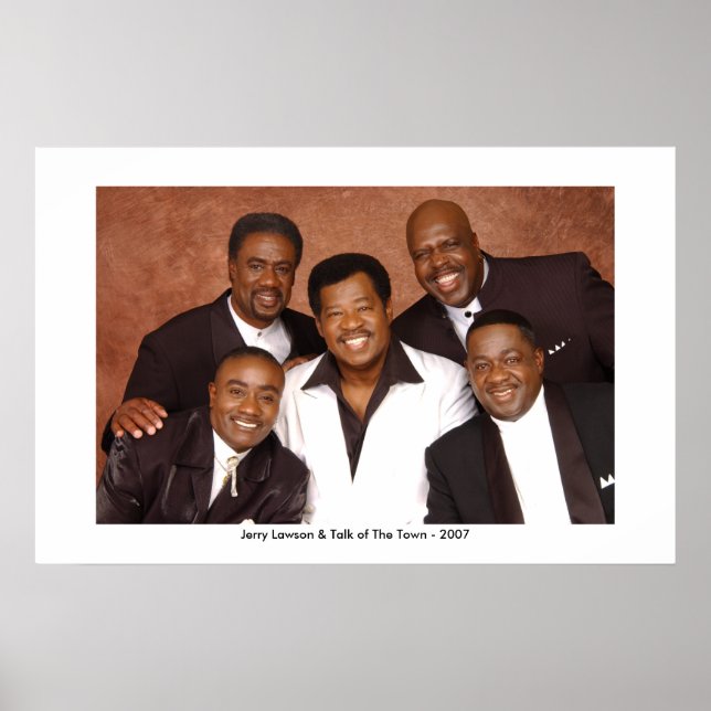 Poster - Jerry Lawson & Talk da Cidade - 2007 (Frente)