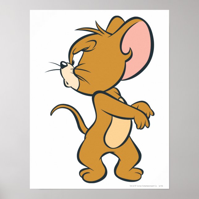Póster Jerry Olhando Para Trás Irritado (Frente)