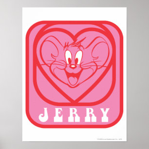 Poster Jerry Pink Hearts