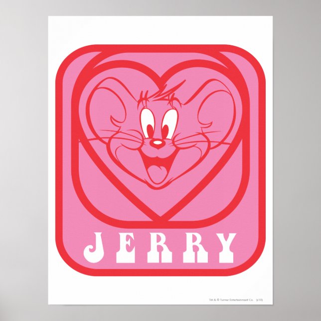 Poster Jerry Pink Hearts (Frente)