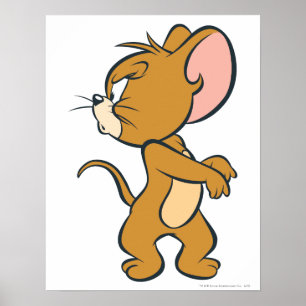 Póster Jerry que olha irritado para trás