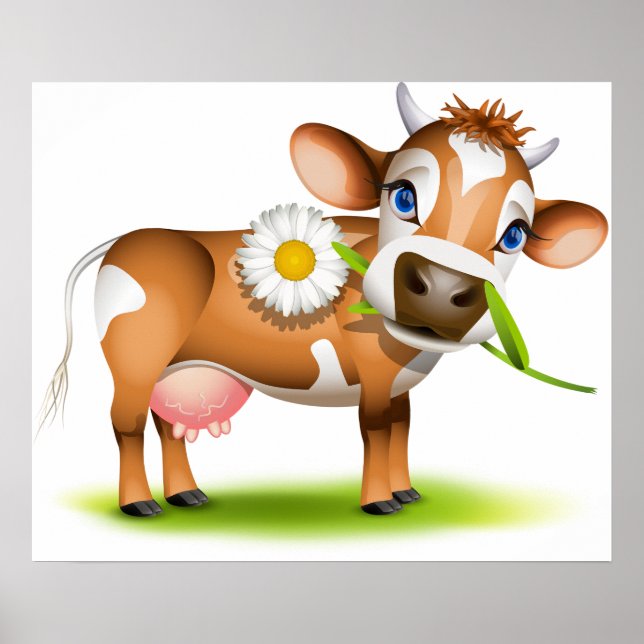 Poster Jersey Cow (Frente)