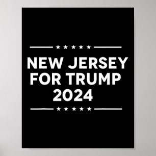Poster Jersey For Trump 2024