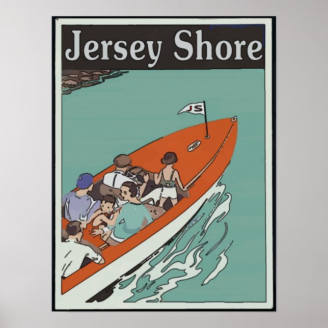 Poster Jersey Shore, Boat Ride, (Frente)