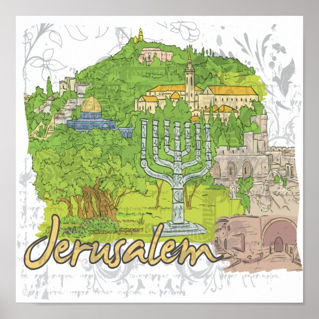 Poster Jerusalém (Frente)