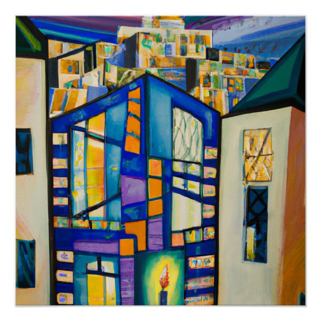 Póster Jerusalem at Night (Frente)