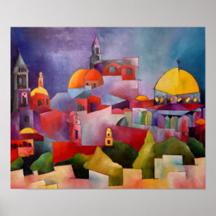Póster Jerusalem do ouro