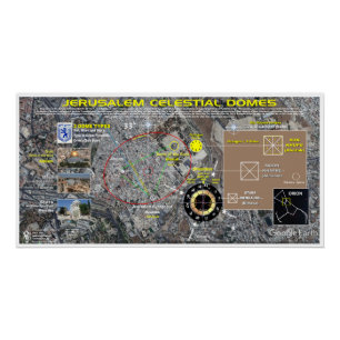 Póster Jerusalem Domes - Padrão da Pirâmide Excelente