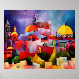 Poster Jerusalém Dourada