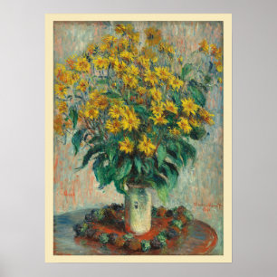 Poster Jerusalém - Flores do Artichoke por Claude Monet
