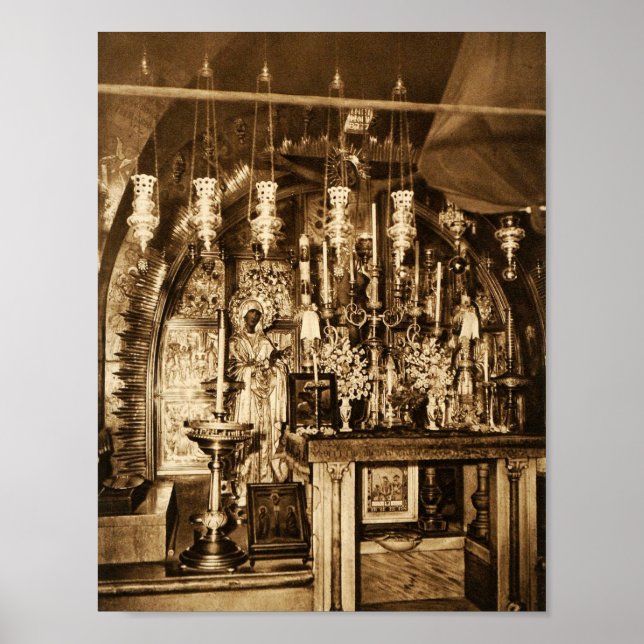 Poster Jerusalém - Igreja da Santa Sepultura (Frente)