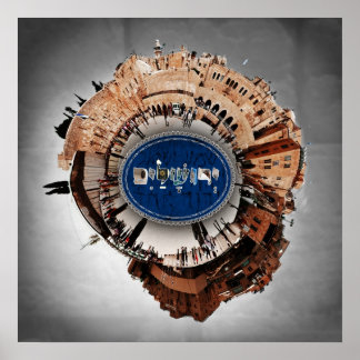 Poster Jerusalém Israel - Panorama Esférico