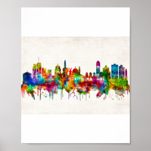 Poster Jerusalem Israel Skyline