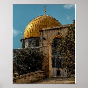 Poster Jerusalém Mesquita Al-Aqsa