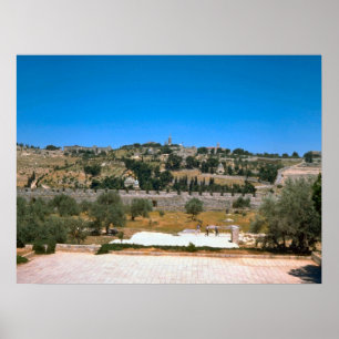 Póster Jerusalem, Mount Zion