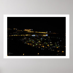 Póster Jerusalem na noite