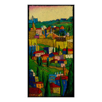 Jerusalém no amanhecer, Jonathan Kis-lev Canvas im