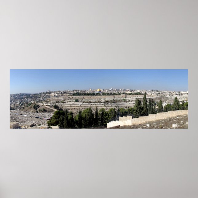 Poster Jerusalem Panorama (Frente)