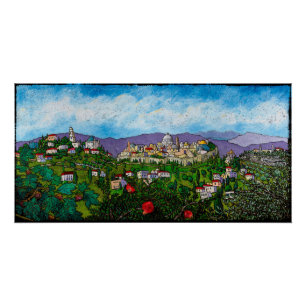 Póster Jerusalem - santamente, poster de Kis-Lev de