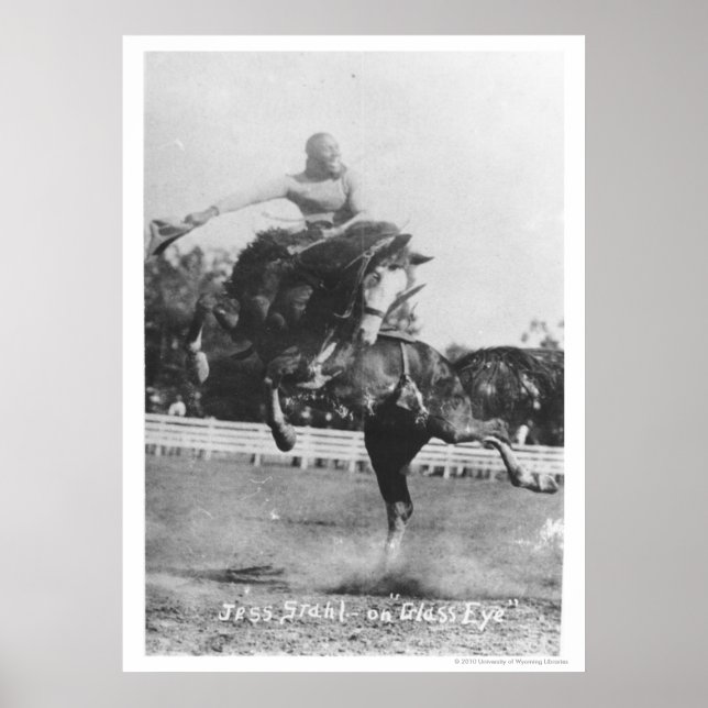 Póster Jess Stahl em Glass Eye. (Frente)