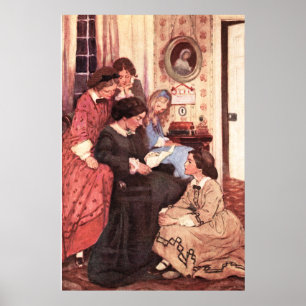 Póster Jessie Willcox Smith - a letra