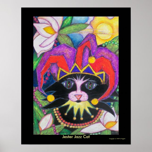 Poster Jester Jazz Cat (Frente)