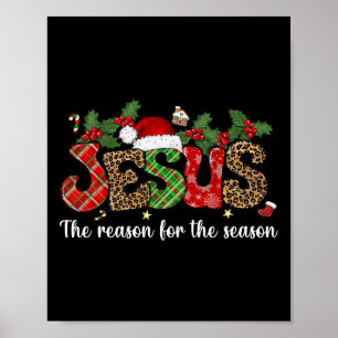Poster Jesus A Razão Da Temporada Feliz Natal Ou