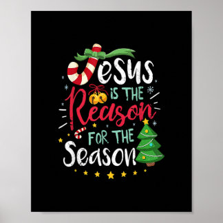 Poster Jesus A Razão Para A Época Cristã Christma