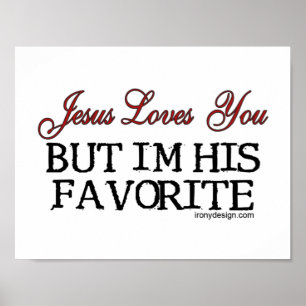 Póster Jesus ama-o favorito