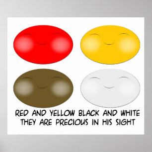 Póster Jesus ama os pequenos filhos do mundo