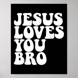 Poster Jesus ama você Irmão Igreja Cristã Jesus ama Y