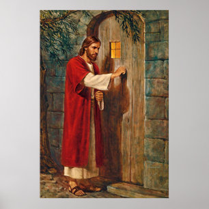 Poster Jesus bate na porta