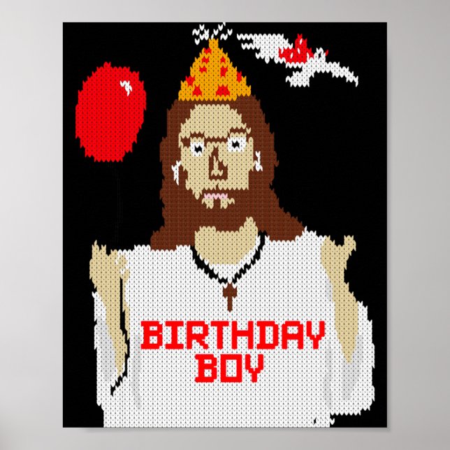 Poster Jesus Birthday Boy Christmas Essential T Shirt  (Frente)