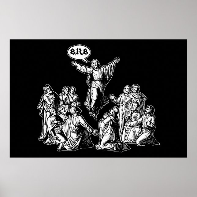 Póster Jesus BRB lol (Frente)