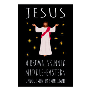 Póster Jesus Brown, Imigrante Idocumentado