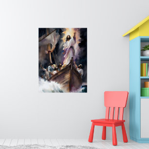 Poster Jesus Calma A Tempestade