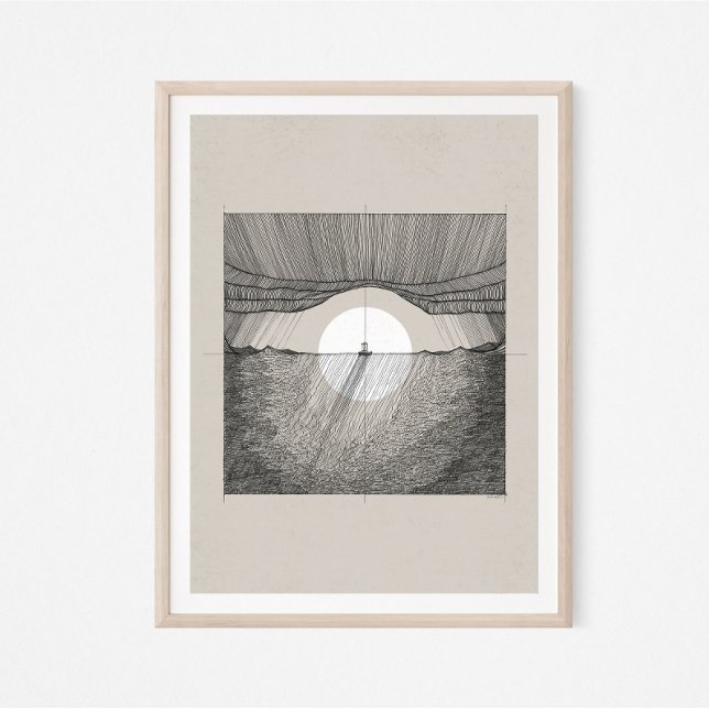 Poster Jesus Calms Storm, DIGITAL PRINT!!, Hush Be Still, (Criador carregado)