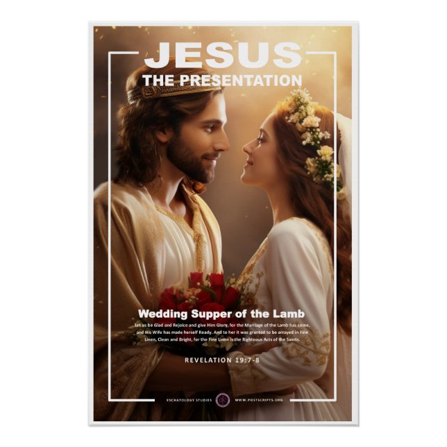 Póster Jesus - Casamento (Frente)