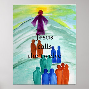 Póster Jesus chama os doze