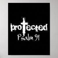 Jesus Christian Design - Deus Protegeu Salm 91 Bi