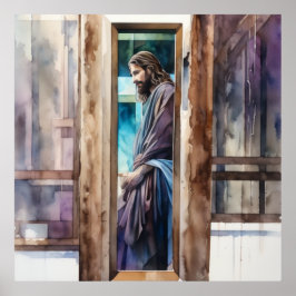 Poster Jesus Contemplando Sua Atribuição