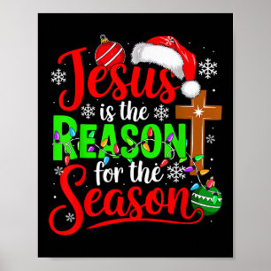 Poster Jesus Costume Motivo Orgulhoso Para A Época De Nat