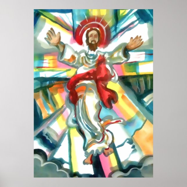 Póster Jesus Cristo, a Ascensão (Frente)