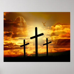 Poster Jesus Cristo abençoado Virgem Maria Fez Calor
