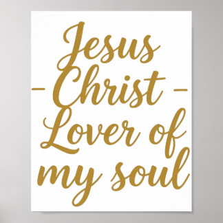 Poster Jesus Cristo Amante da Minha Alma Arte para Parede