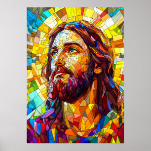 Poster Jesus Cristo - Arte Mosaica