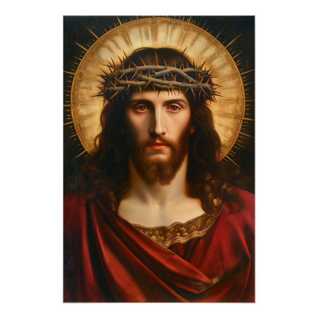 Póster Jesus Cristo | Arte Religiosa Cristã (Frente)