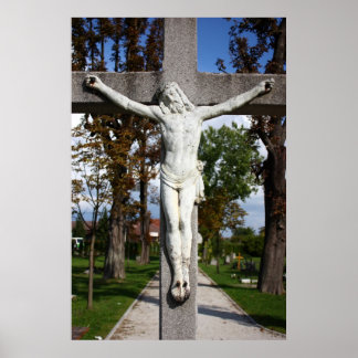 Póster Jesus Cristo crucificado