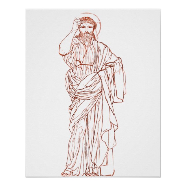 Póster Jesus Cristo de Nazareth Filho de Deus (Frente)