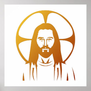 Póster Jesus Cristo: Deus abençoe-te